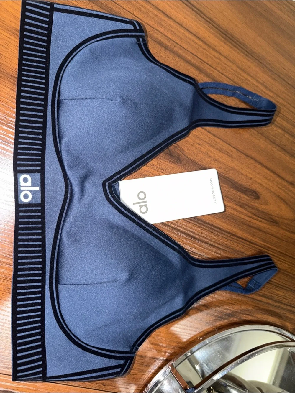 ALO Yoga Navy Blue top